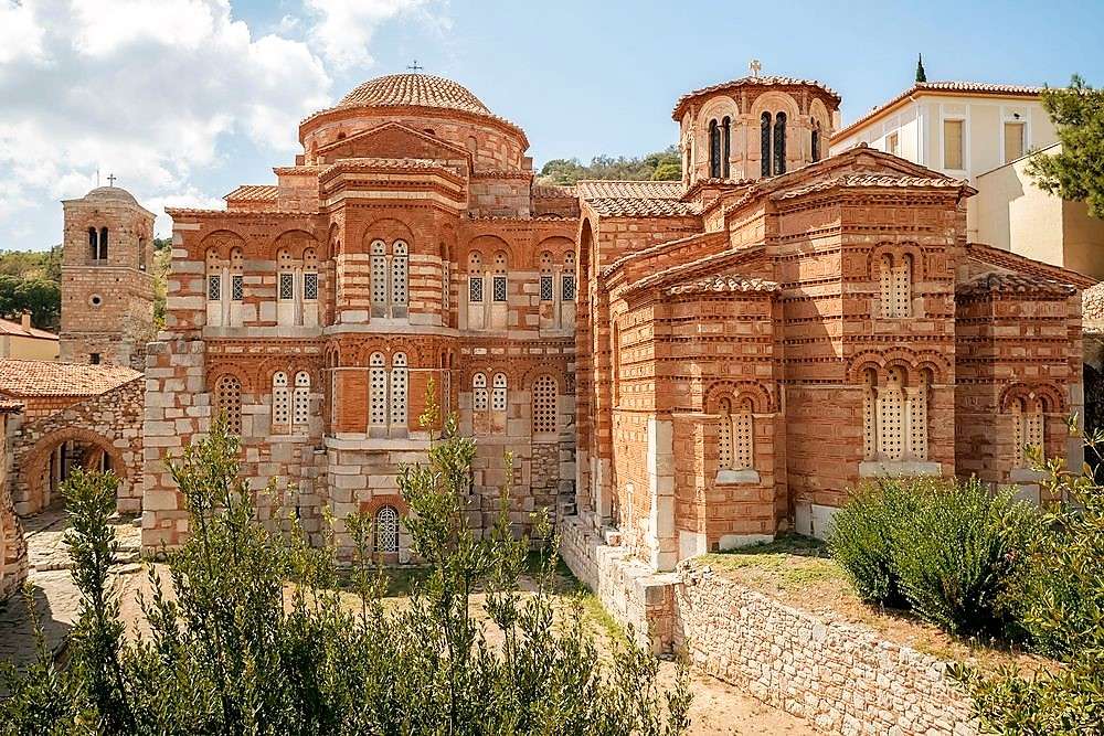 Grecja Środkowa Klasztor Hosios Loukas puzzle online