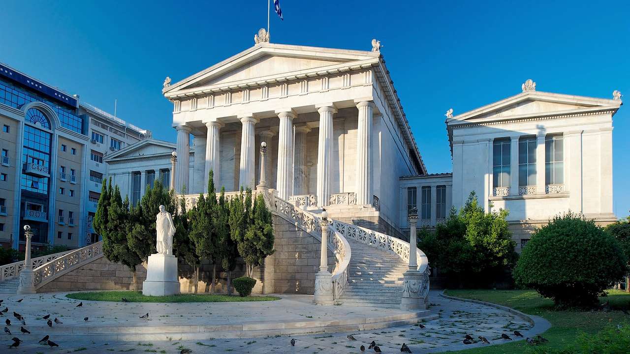 Grecja Attyka Biblioteka Narodowa Kalithea puzzle online