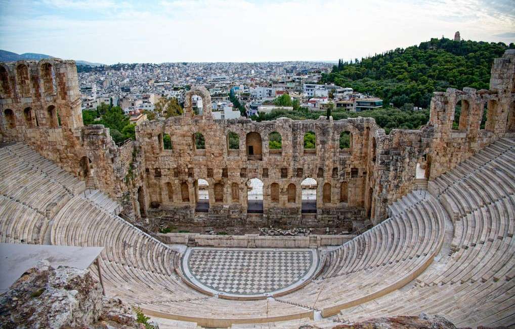 Grecja Attyka Amfiteatr w Atenach puzzle online
