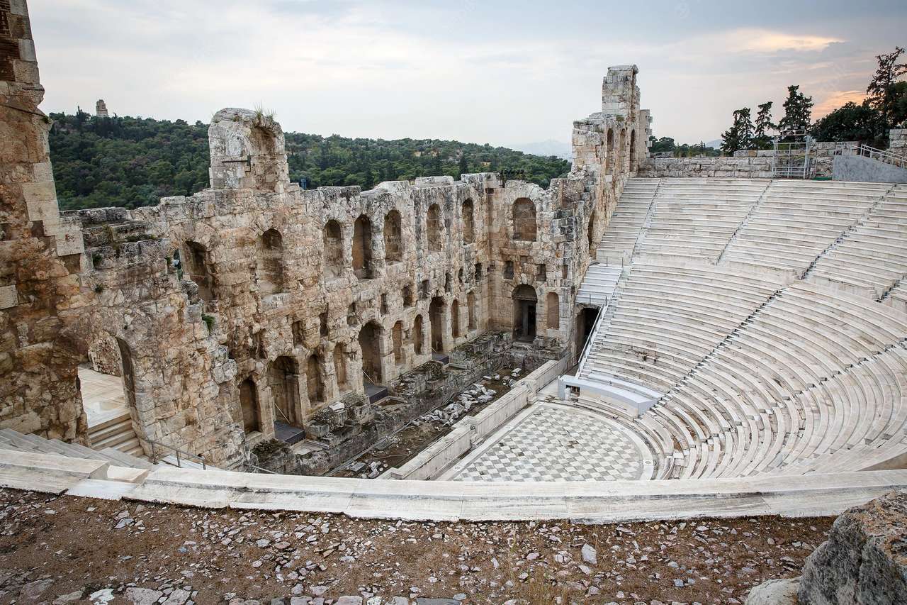 Grecja Attyka Amfiteatr w Atenach puzzle online