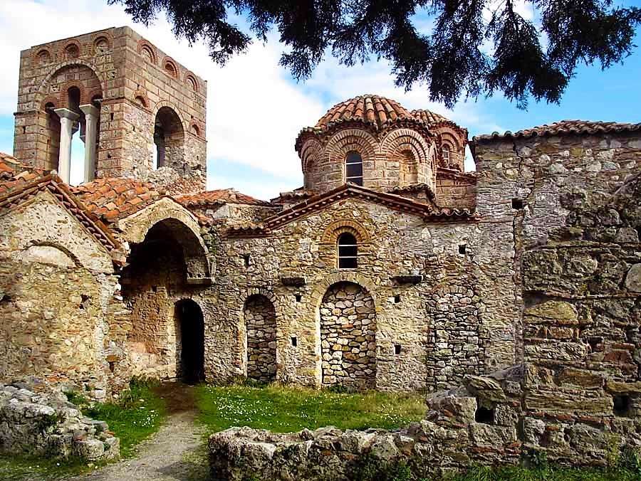 Grecja Peloponez Klasztor Mystras puzzle online