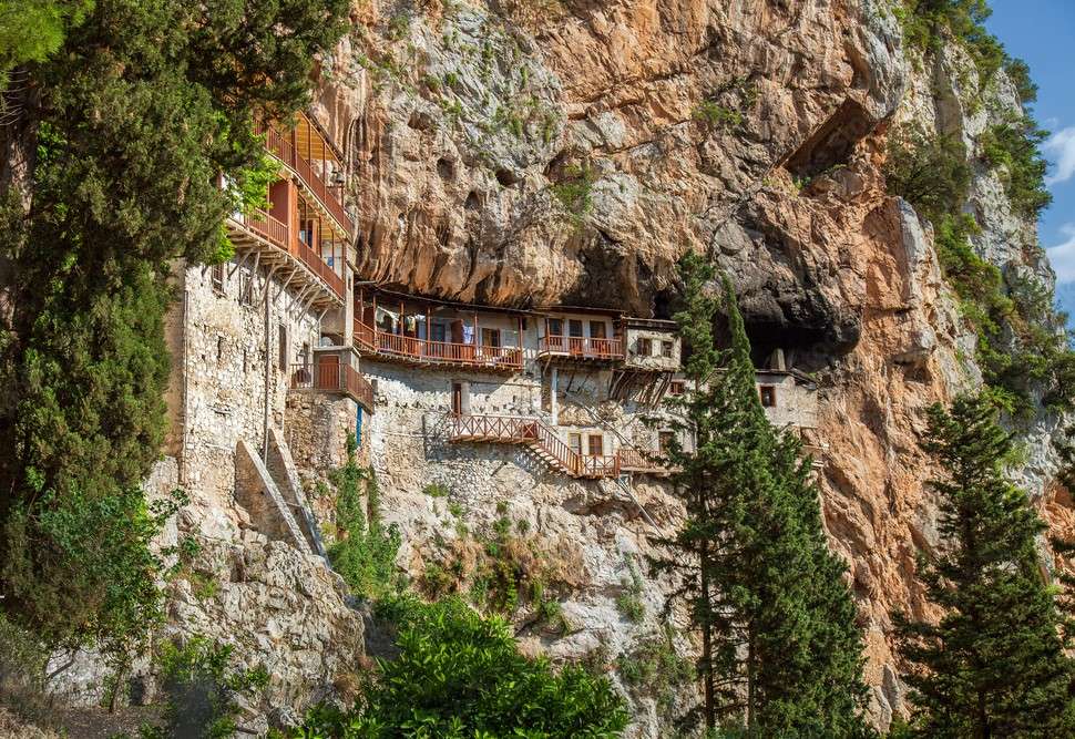 Grecja Klasztor na Peloponezie puzzle online