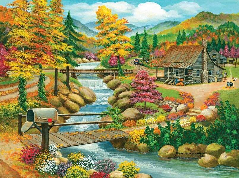 Jesień w górach puzzle online