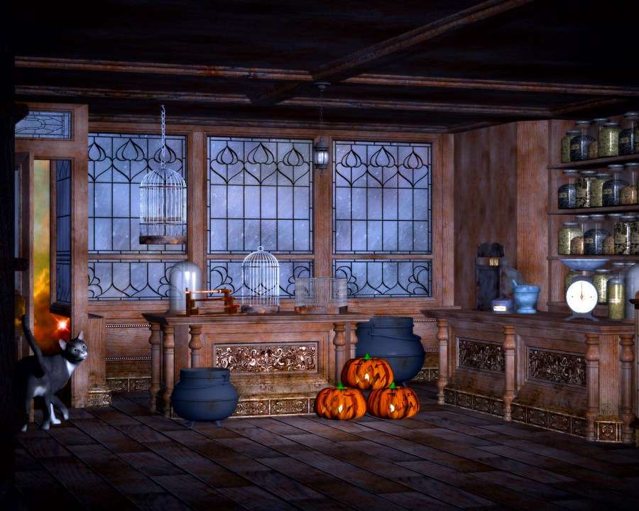 Halloween puzzle online