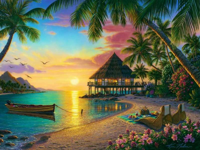 Hidden Paradise -Ukryty wakacyjny Raj, coś pięknego puzzle online