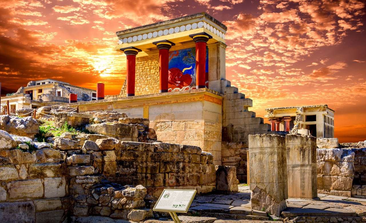 Pałac w Knossos na Krecie puzzle online