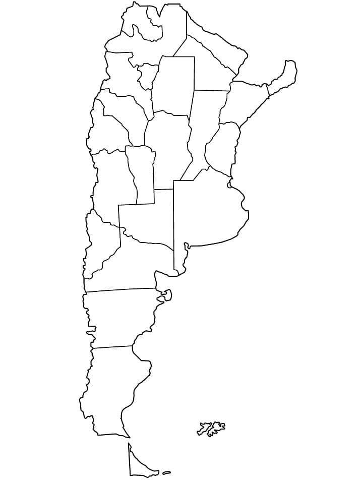 -Argentyna mapa puzzle online