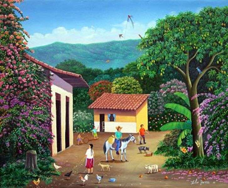 Mała wioska w Nikaragui puzzle online