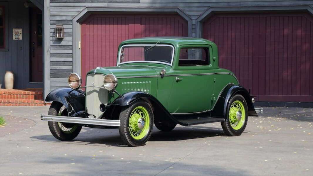 Samochód Ford Deluxe 3W Coupe Rok 1932 #6 puzzle online