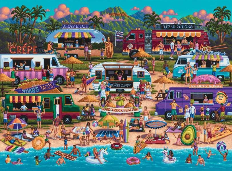 Hawajski Festiwal Plażowy puzzle online