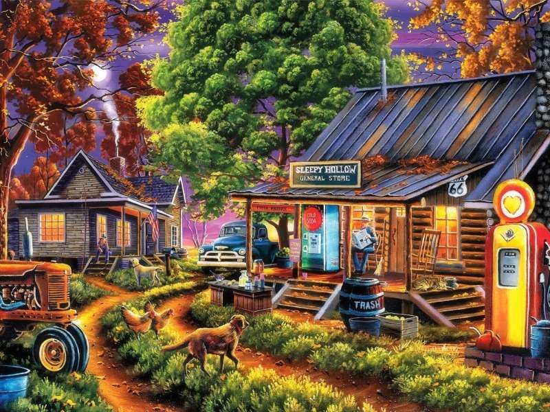 Sklep Wielobranżowy na wsi -The General Store- puzzle online