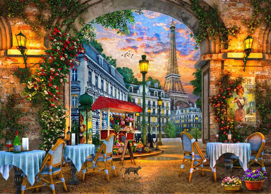 Paryska uliczka puzzle online