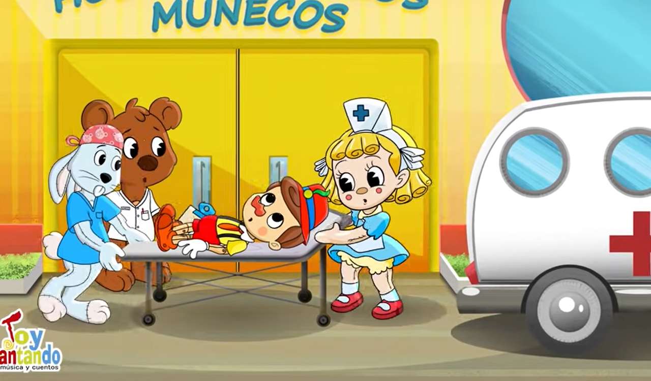 Pinokio w szpitalu puzzle online