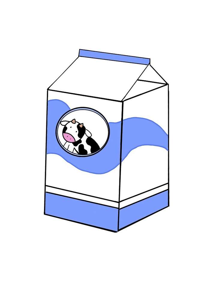 pudełko na mleko puzzle online