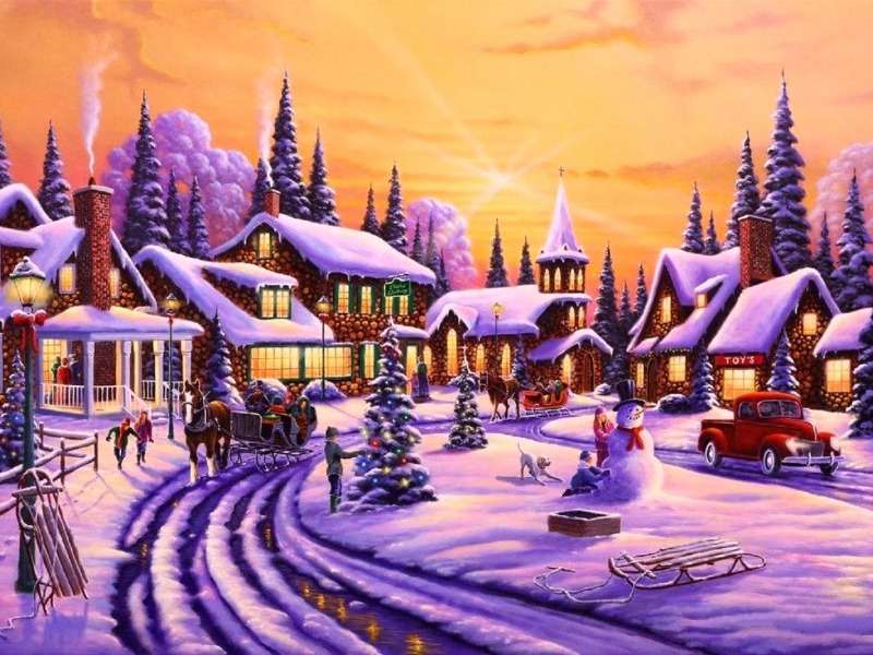 Christmas Story-Świąteczny czas w obrazie zapisana puzzle online