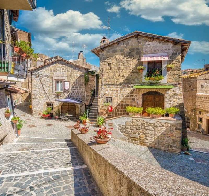włoska wioska puzzle online