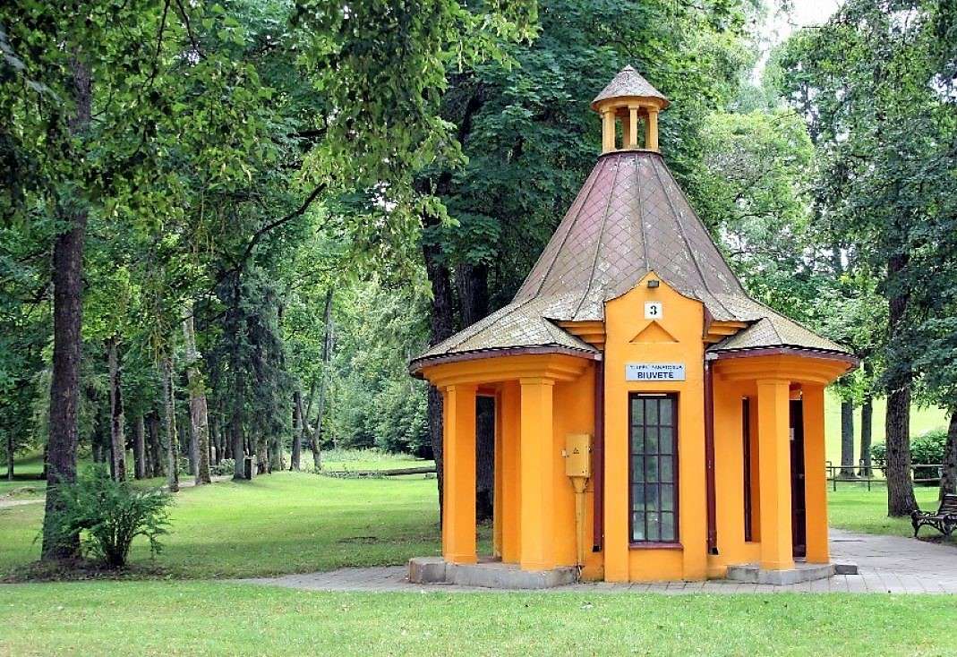 Teren parku Litwa Birstonas puzzle online