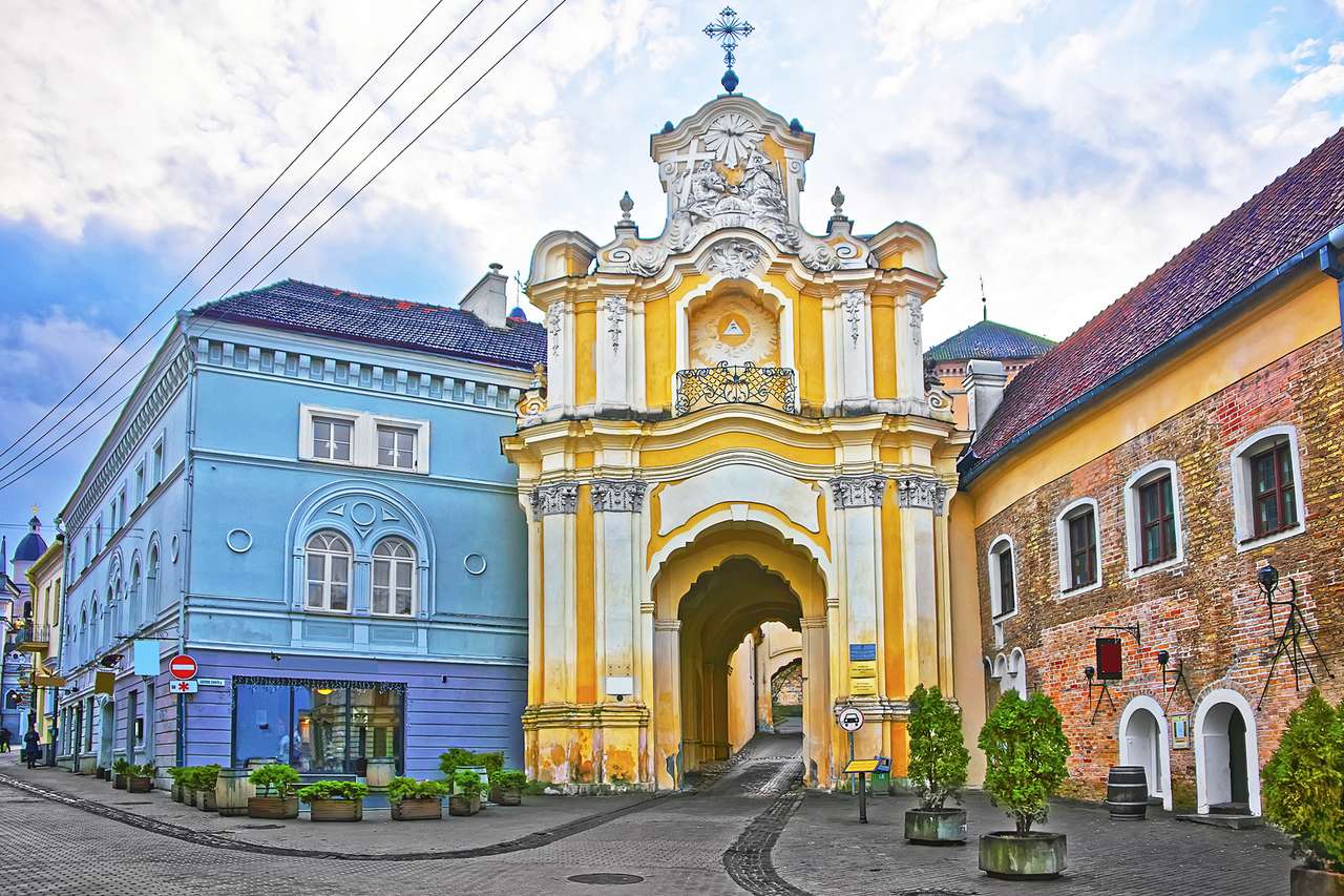 Litwa Stare miasto w Wilnie puzzle online