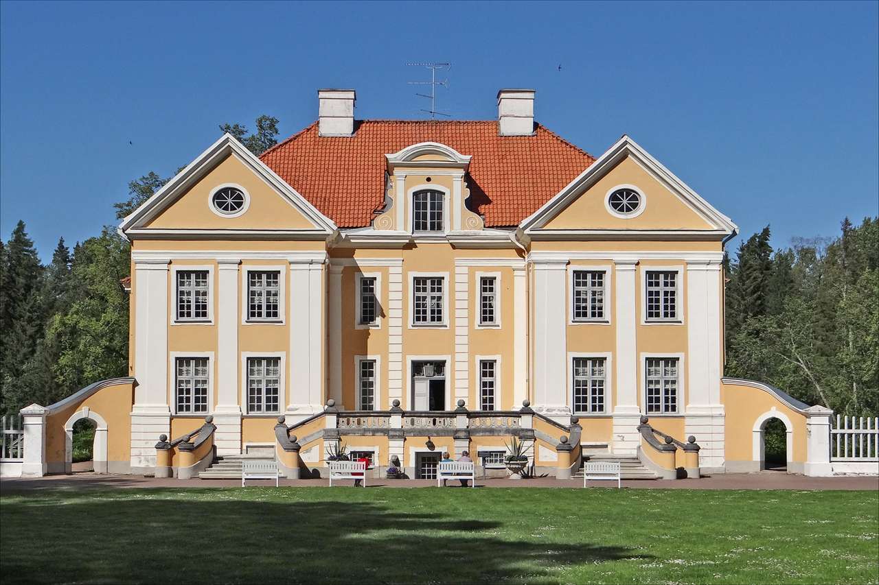Posiadłość wiejska w Estonii w pobliżu Plamse puzzle online