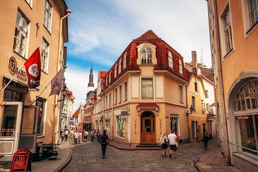 Estonii stare ulice miasta puzzle online