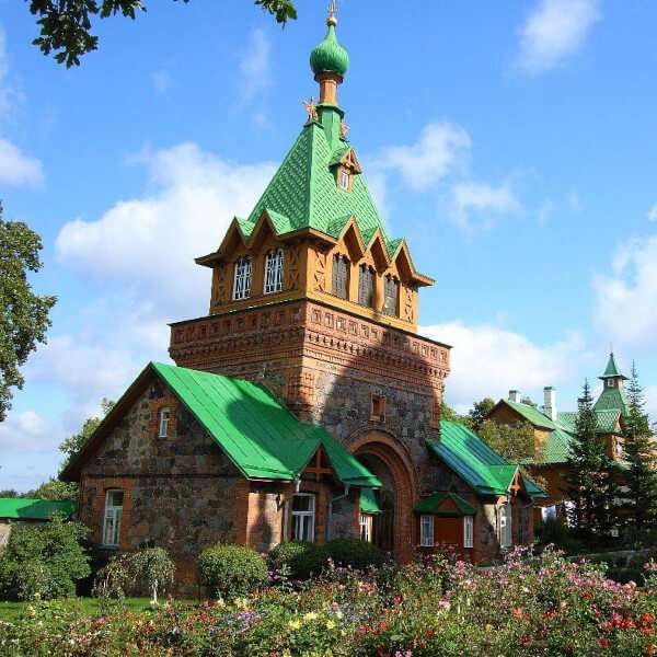 Zespół klasztorny w Estonii puzzle online