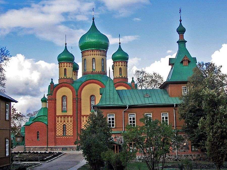 Klasztor prawosławny w Estonii puzzle online