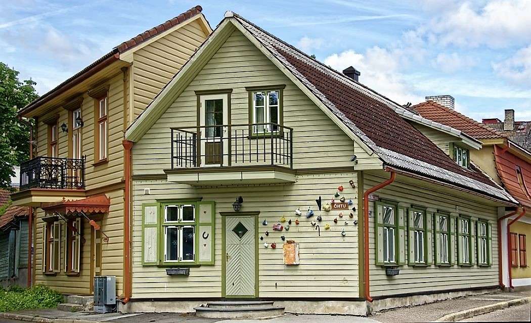 Estonia Parnawa domy puzzle online