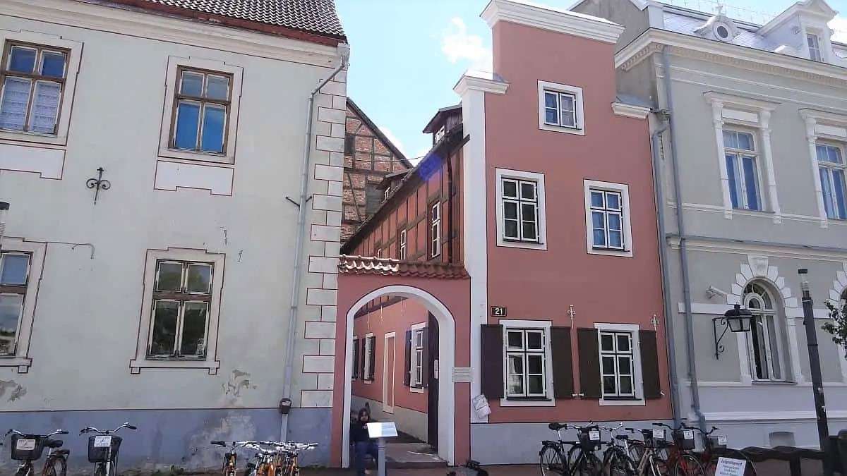 Estonia Parnawa stare miasto puzzle online