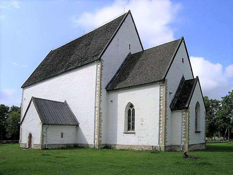Estonia Hiiumaa mały kościół puzzle online