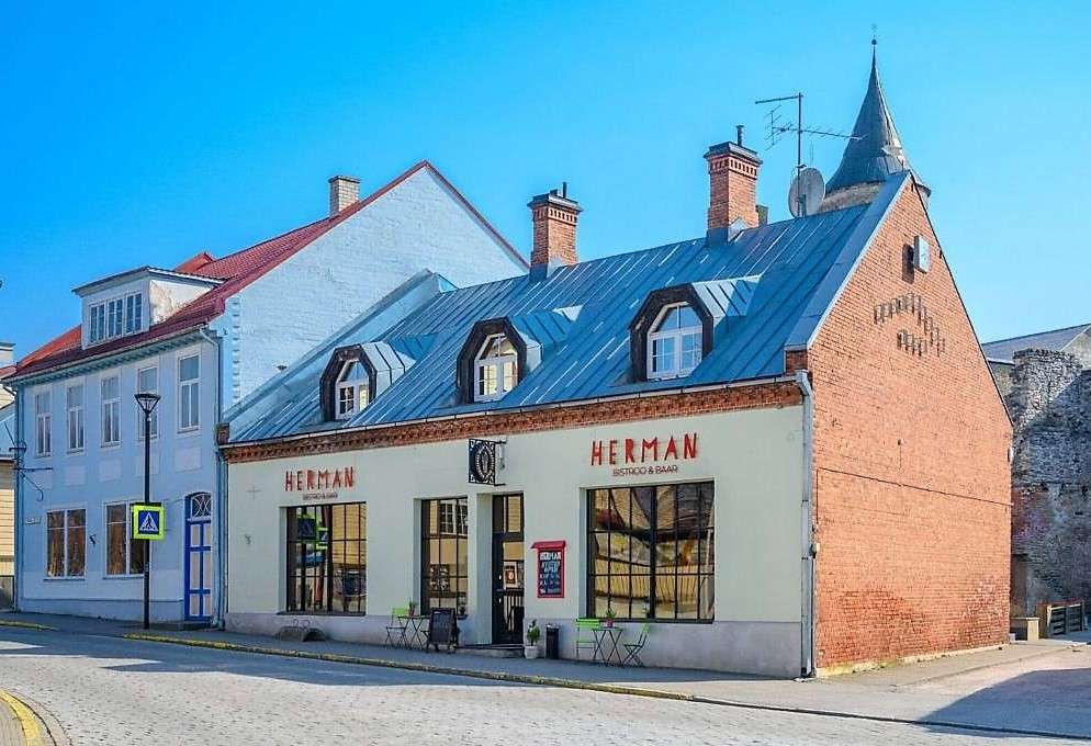 Estonia Haapsalu wieś ulica puzzle online