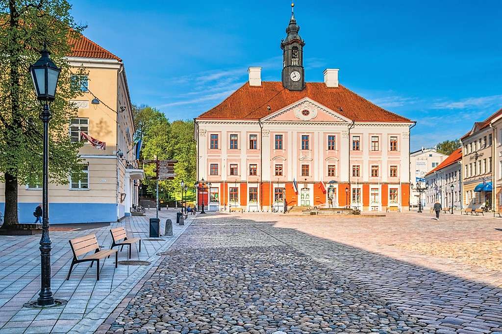 Estonia Ratusz Miasta Tartu puzzle online
