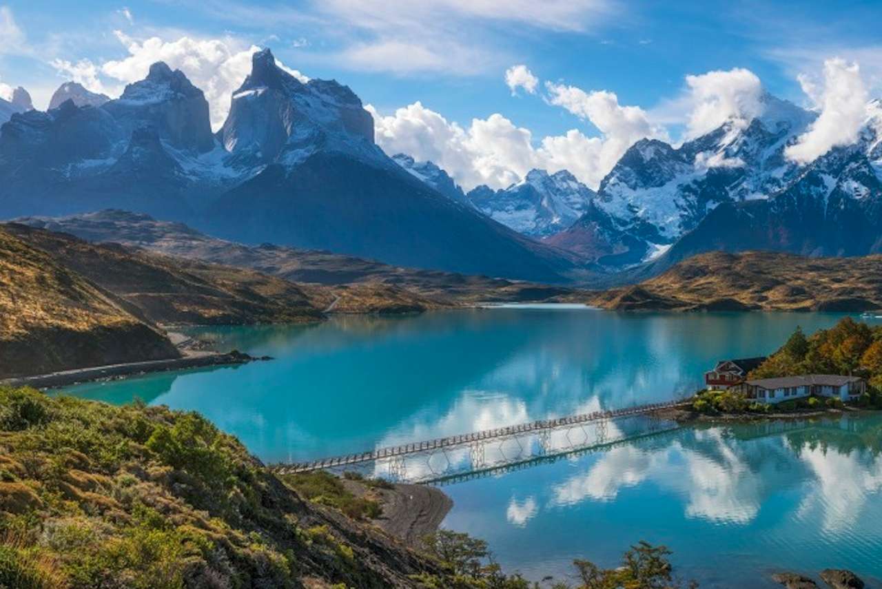 Chile-Patagonia-Torres del Paine, cudo widok puzzle online