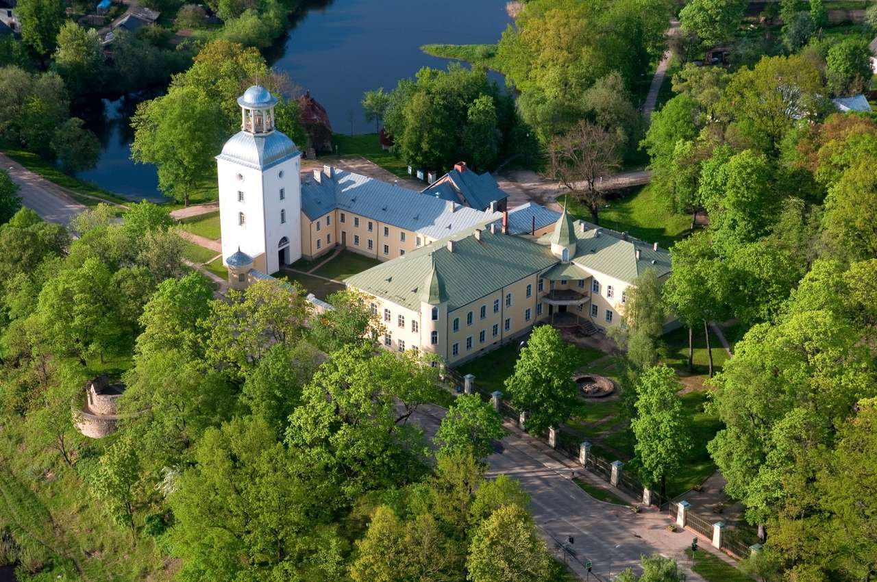 Łotwa Kompleks pałacowy Krustpils puzzle online