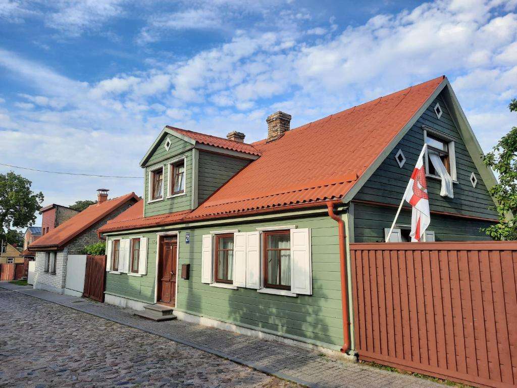 Łotwa Ventspils domy puzzle online