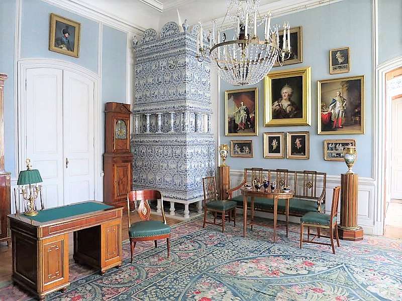 Wnętrze pałacu Rundale na Łotwie puzzle online