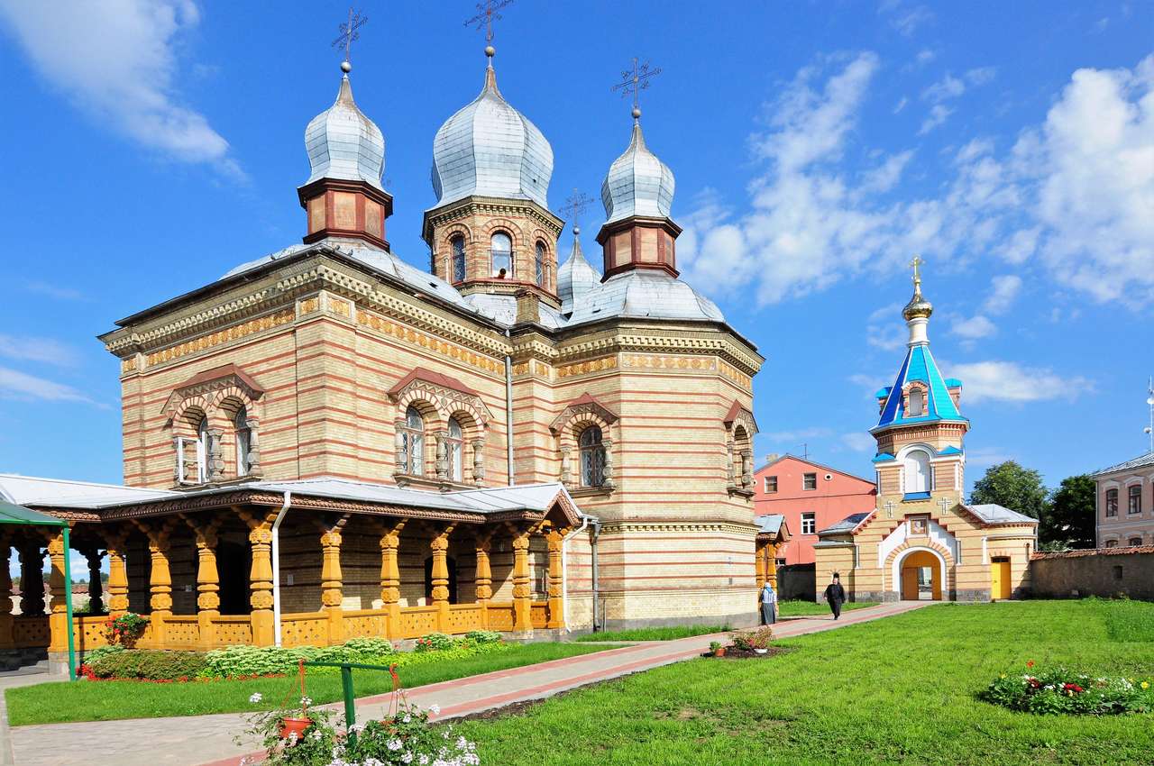 Łotwa Jekabpils kompleks klasztorny puzzle online