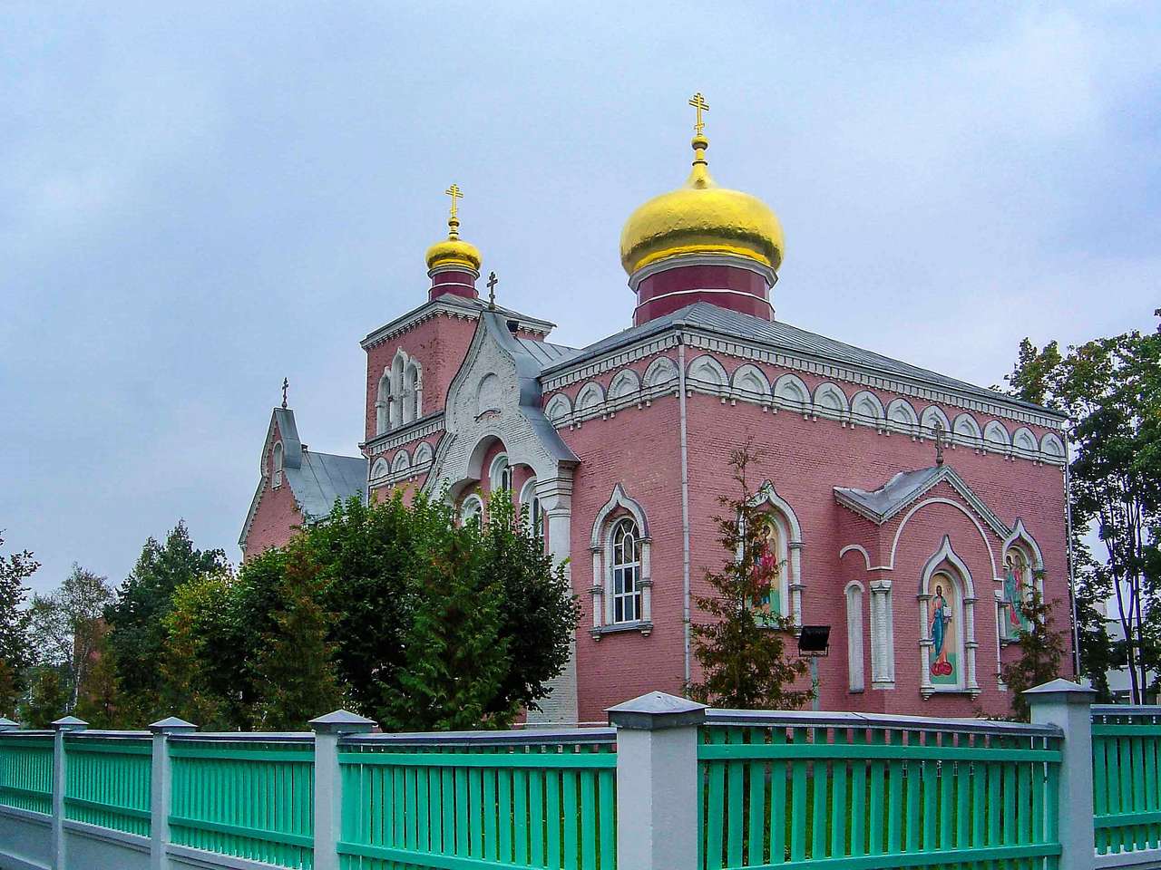 Łotwa Kościół prawosławny w Dyneburgu puzzle online
