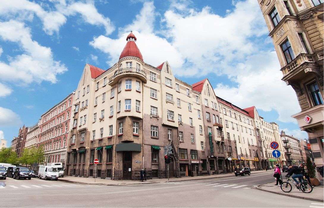 Łotwa Ryga Hotel Viktorija puzzle online