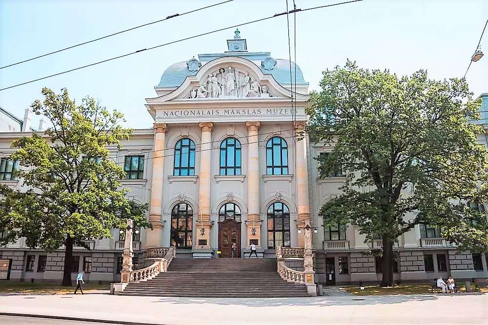 Łotewskie Muzeum Sztuki w Rydze puzzle online