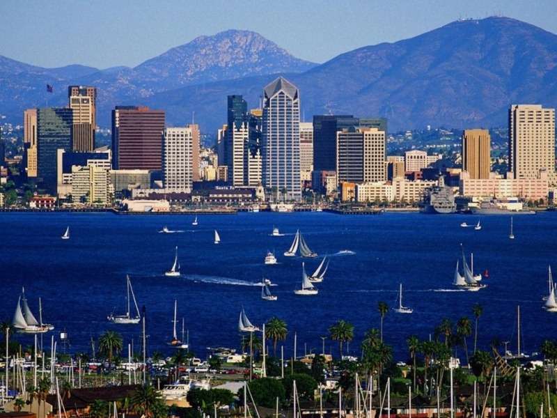 USA-California, widok na San Diego puzzle online