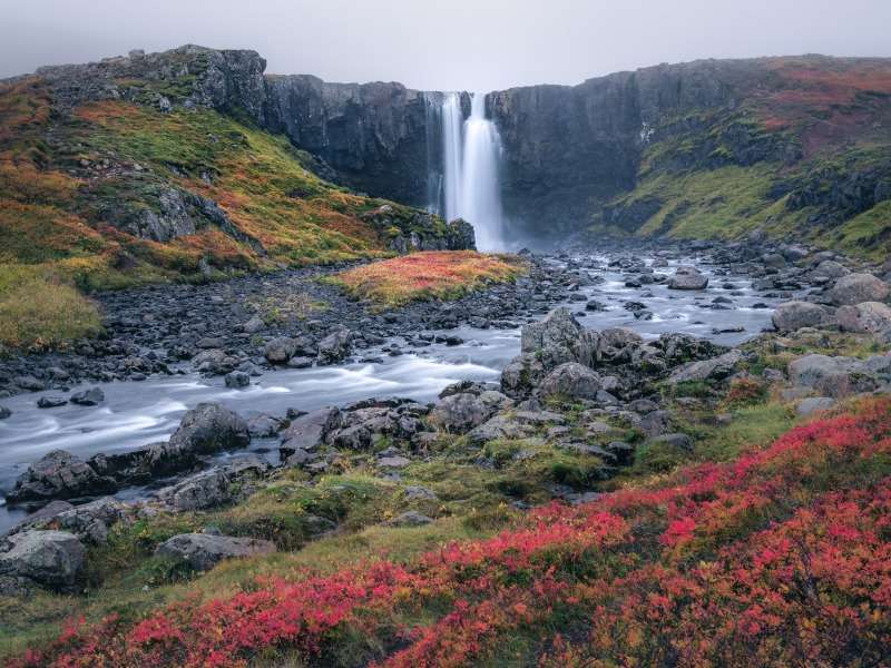 Islandia-Wodospad Seljalandsfoss-piękno zachwyca puzzle online
