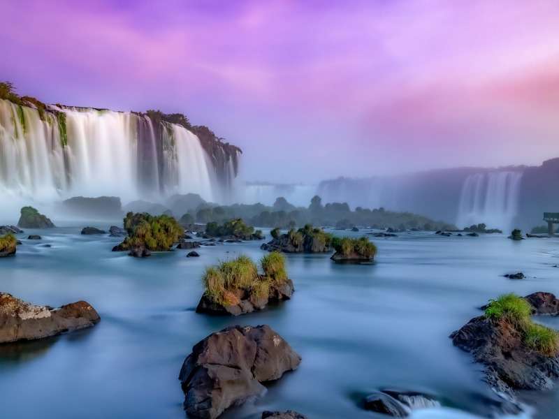 Brazilia-Iguazu Falls - Wodospady Iguazu, cudo puzzle online