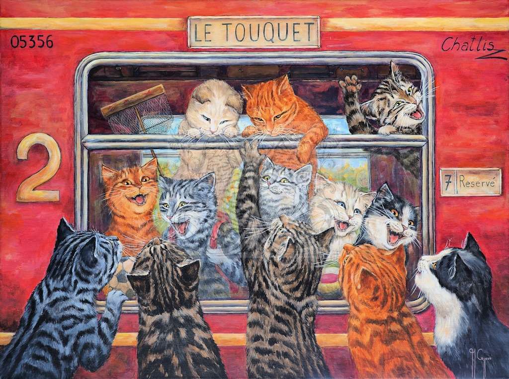 Pociąg rekreacyjny dla Le Touquet puzzle online