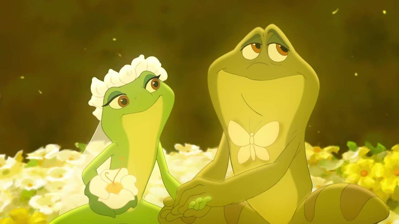 Księżniczka i żaba puzzle online