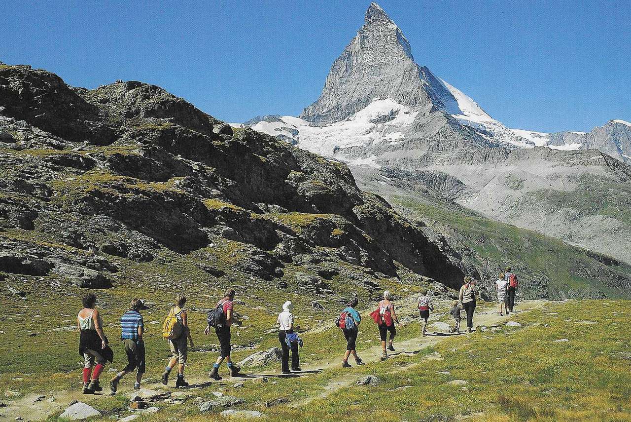 Widok na Matterhorn puzzle online