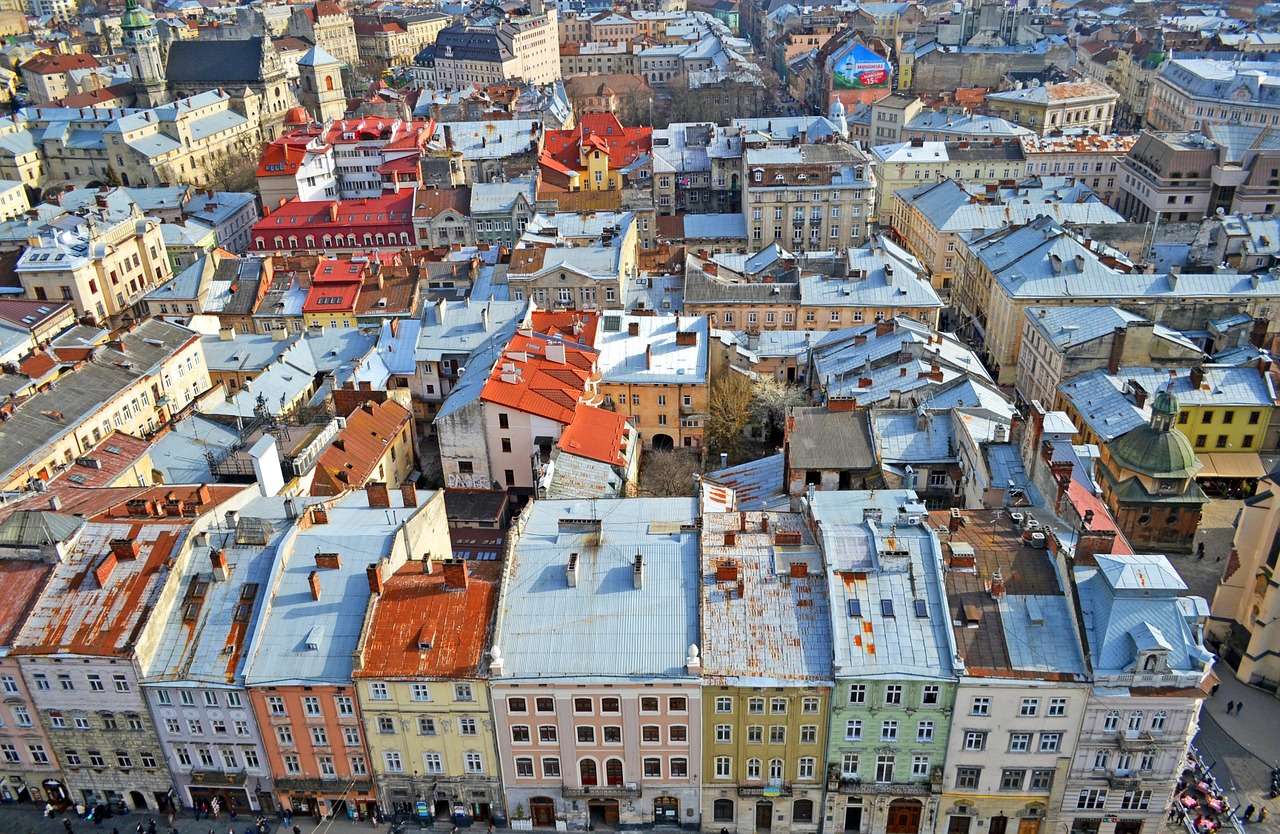 Ukraina przed wojną Lwów puzzle online