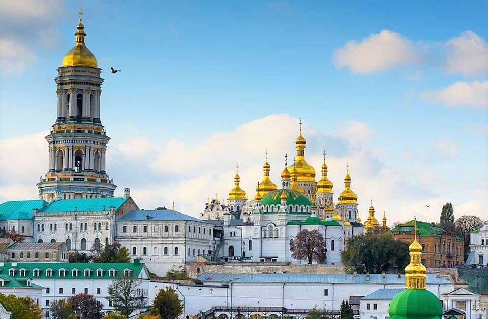 Ukraina przed wojną Klasztor w Jaskini Kijowskiej puzzle online