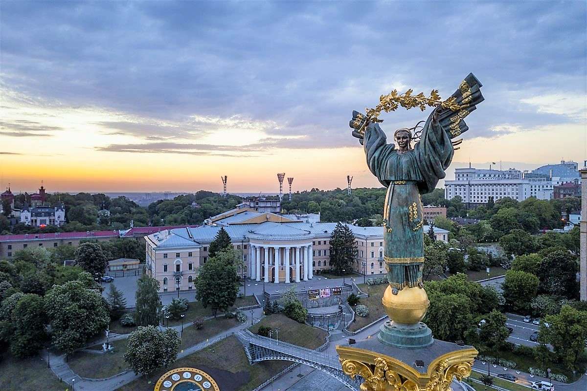 Ukraina przed wojną Kijów puzzle online