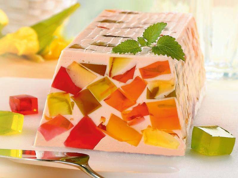 Słodki deser z galaretkami puzzle online