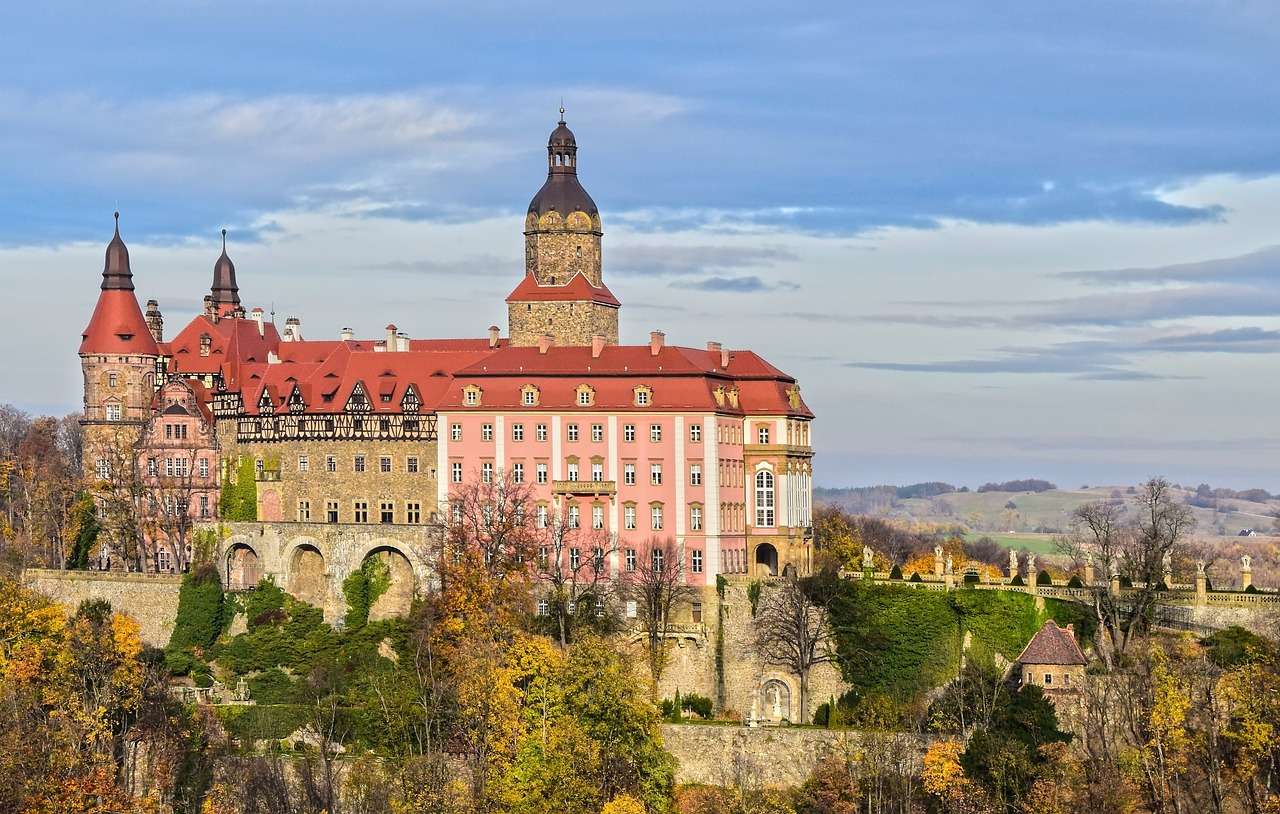 Zamek Książ w Wałbrzychu puzzle online